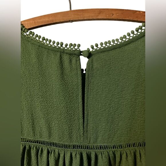 Belle Sky Flowy Blouse Size L - Picture 6 of 7